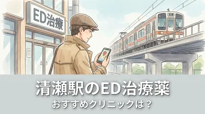 清瀬駅のED治療薬おすすめクリニックは？