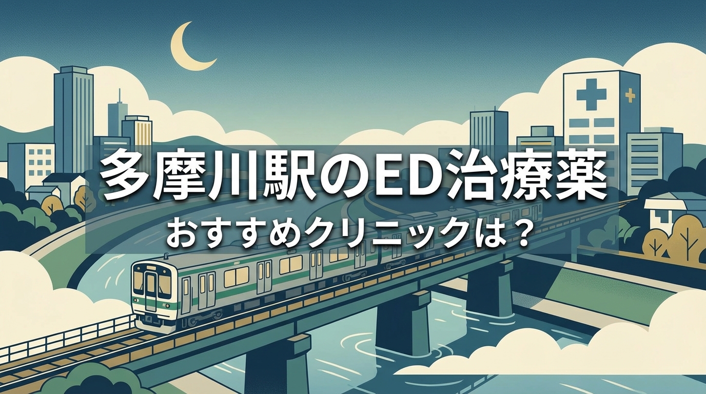 多摩川駅のED治療薬おすすめクリニックは？