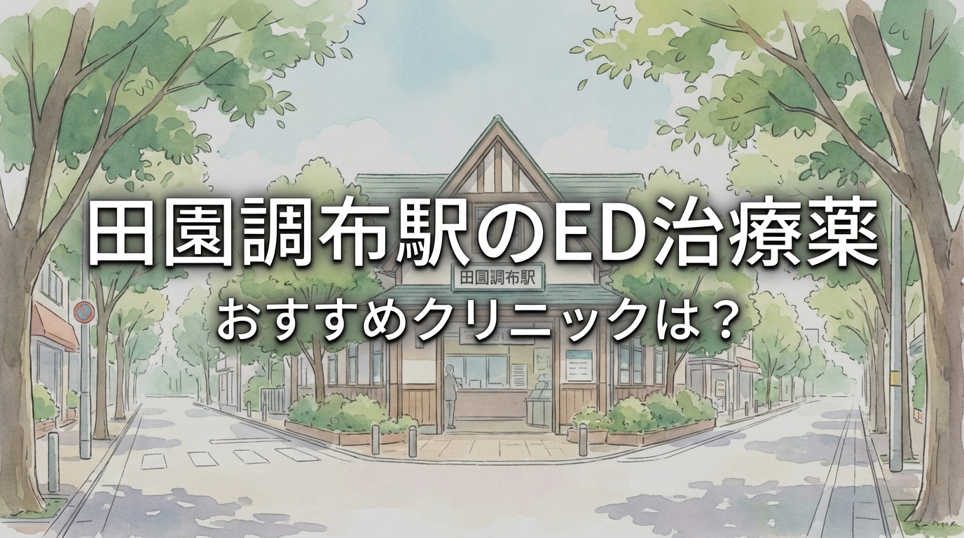 田園調布駅のED治療薬おすすめクリニックは？